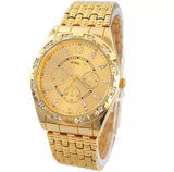 Luxury Clock Diamond Metal Strap Analog