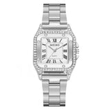 Minimalist Square Dial Stainless Steel Ladies Watch