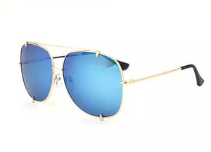 HBK Fashion Oversized Pilot Sunglasses