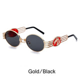 JASPEER Vintage Steampunk Sunglasses