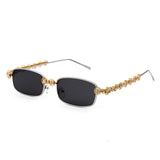 Rectangle Rhinestone Sunglasses