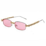 Rectangle Rhinestone Sunglasses