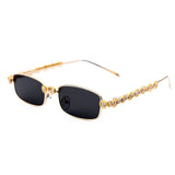 Rectangle Rhinestone Sunglasses