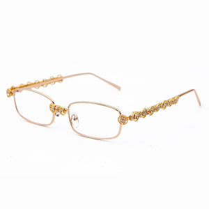 Rectangle Rhinestone Sunglasses