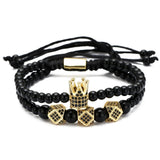 Crown Bead Adjustable Bracelet