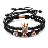 Crown Bead Adjustable Bracelet