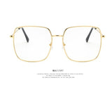 Oversize Square Frame Vintage Eyewear