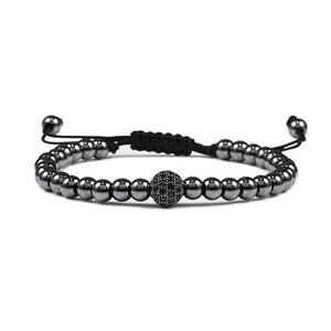 Hematite Beaded Bracelet