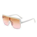 Oversize Rimless Sunglasses