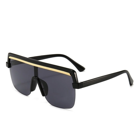 Oversize Rimless Sunglasses