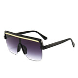 Oversize Rimless Sunglasses