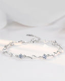 Sterling Silver Zirconia Bracelet