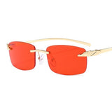 JASPEER Rimless Small Lens Sunglasses