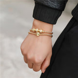 2pcs/set Fashion Leopard Bracelet