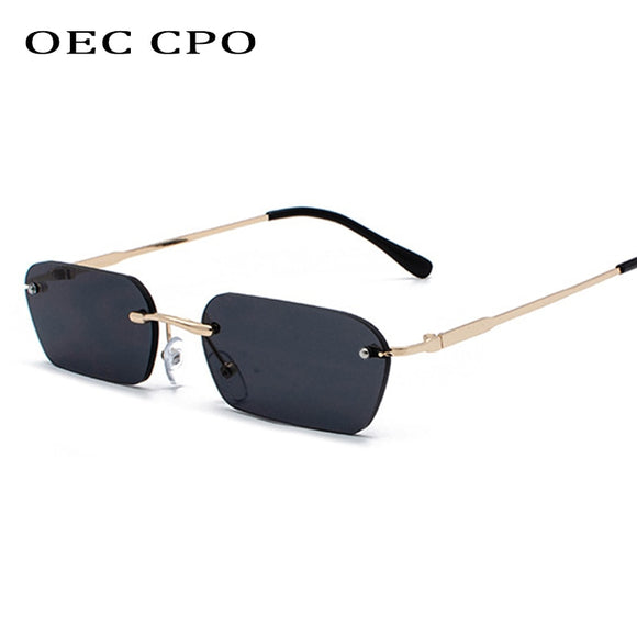 Rimless Vintage UV400 Sunglasses