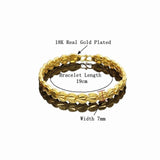 Women Gold Crystal Charm Bracelet