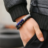 3Pcs/Sets Matte Stoned Bracelet