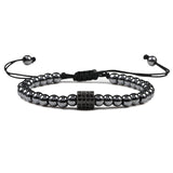 Hematite Beaded Bracelet