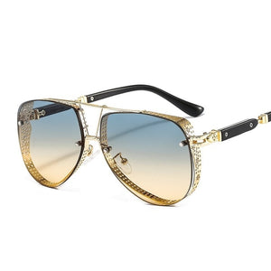 Luxury UV400 Metal Alloy SunGlasses