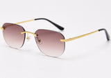 Retro Rimless Square Shades