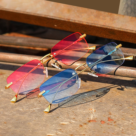 Fashion Rimless UV400 Sunnies