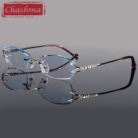 Chashma Trimmed Rimless Glasses