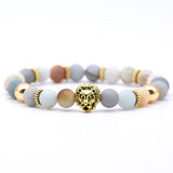 Lion Stone Beads Bracelet