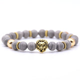 Lion Stone Beads Bracelet