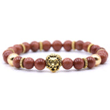 Lion Stone Beads Bracelet