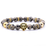 Lion Stone Beads Bracelet