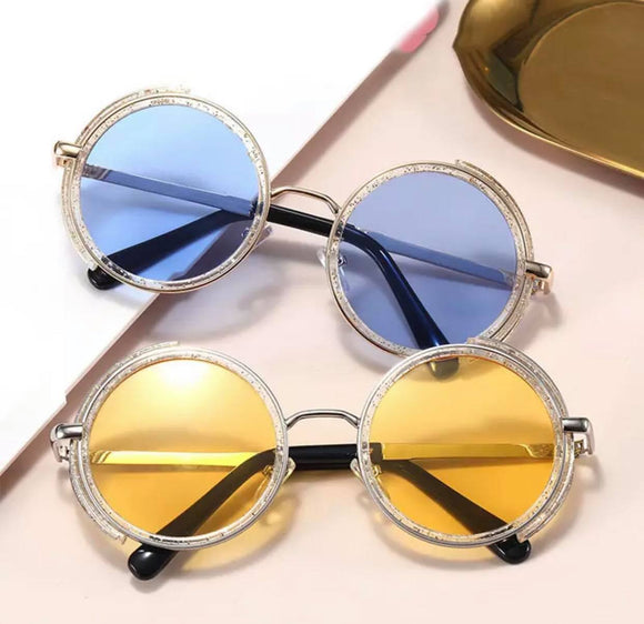 Retro UV400  Steampunk Shades